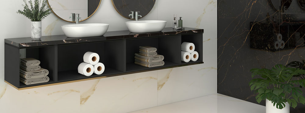 Kalateh gold porcelain tile